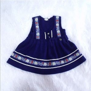 Original infant baby Alpenlandische Dirndl Dress